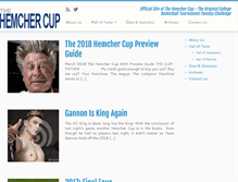 Tablet Screenshot of hemchercup.com